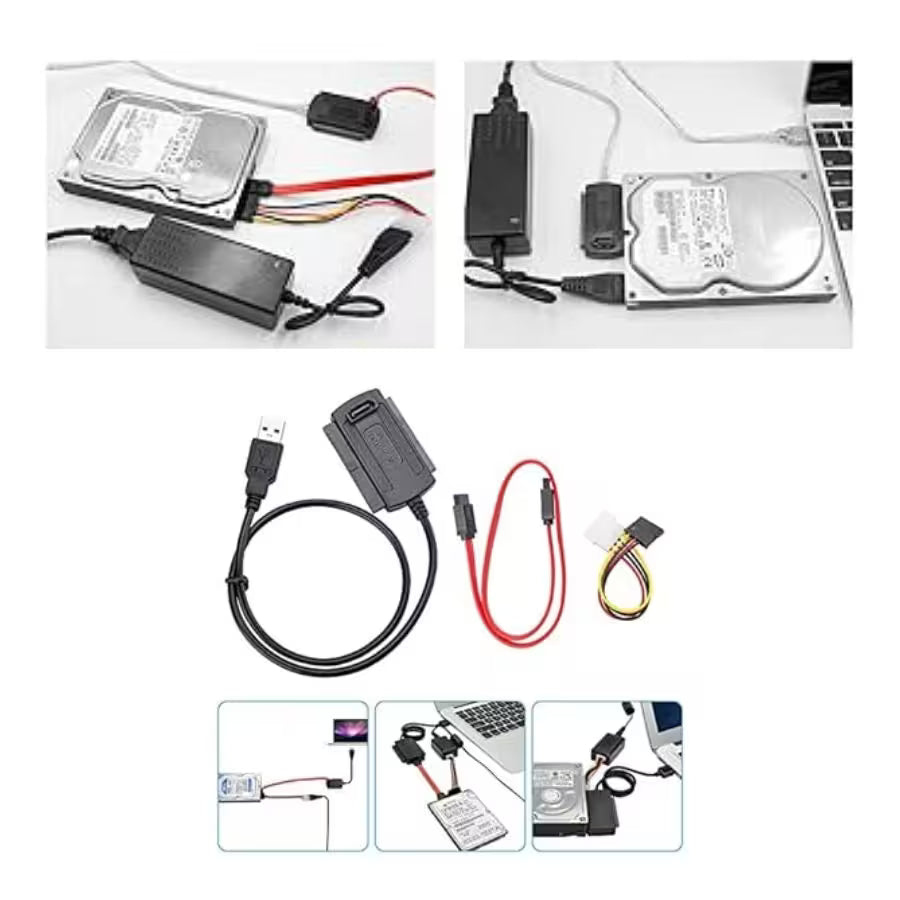 Usb A Ide Sata Disco Duro Adaptador Convertidor Cable 2.0