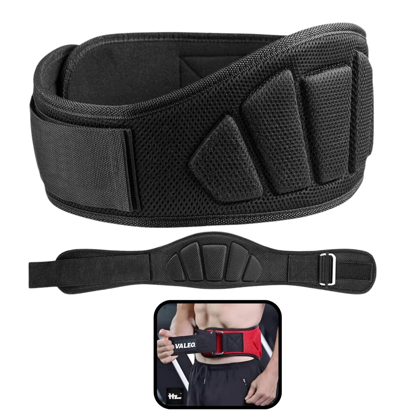 Cinturón Levantamiento Pesas Valeo Gym Crossfit