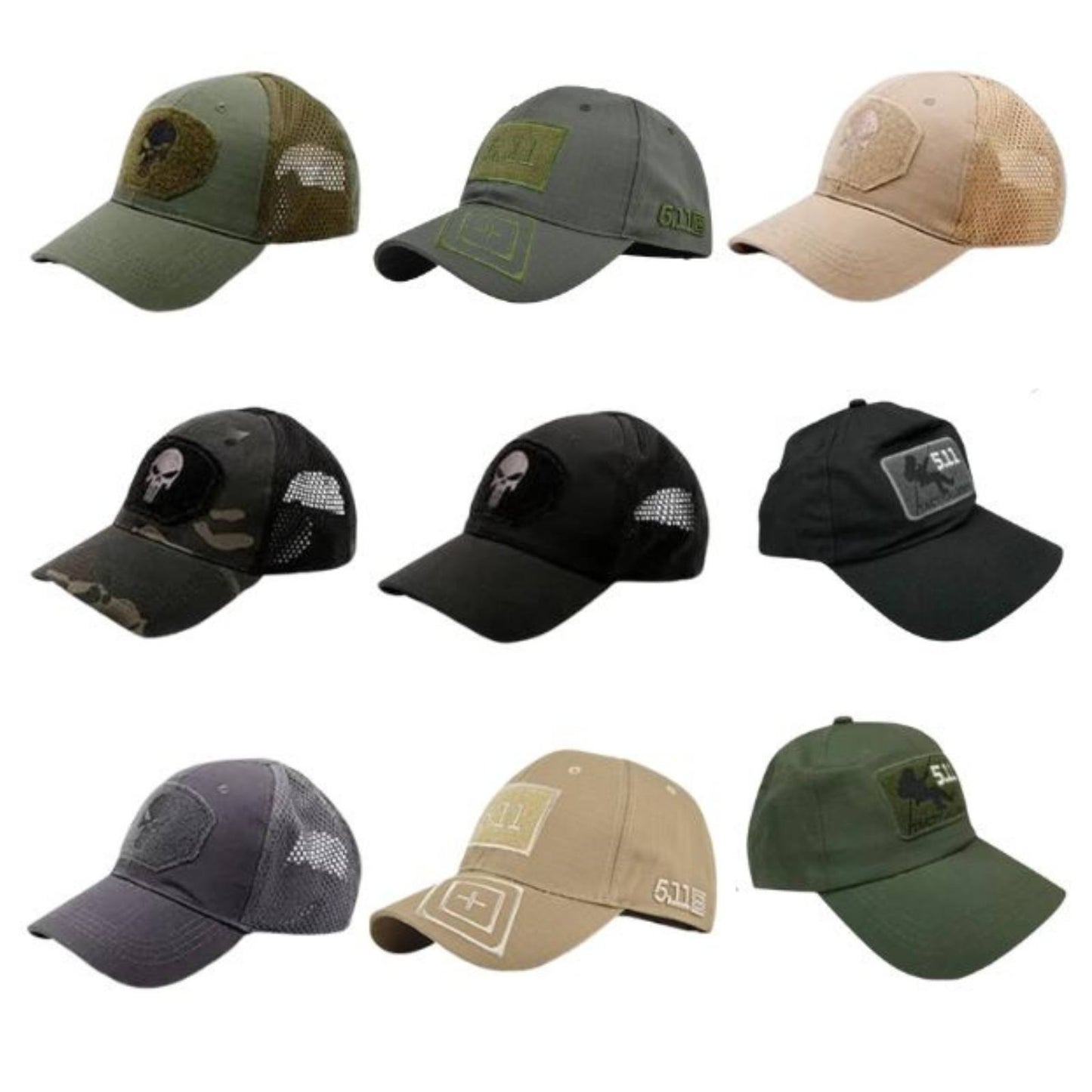 Gorras Tácticas Ajuste Velcro