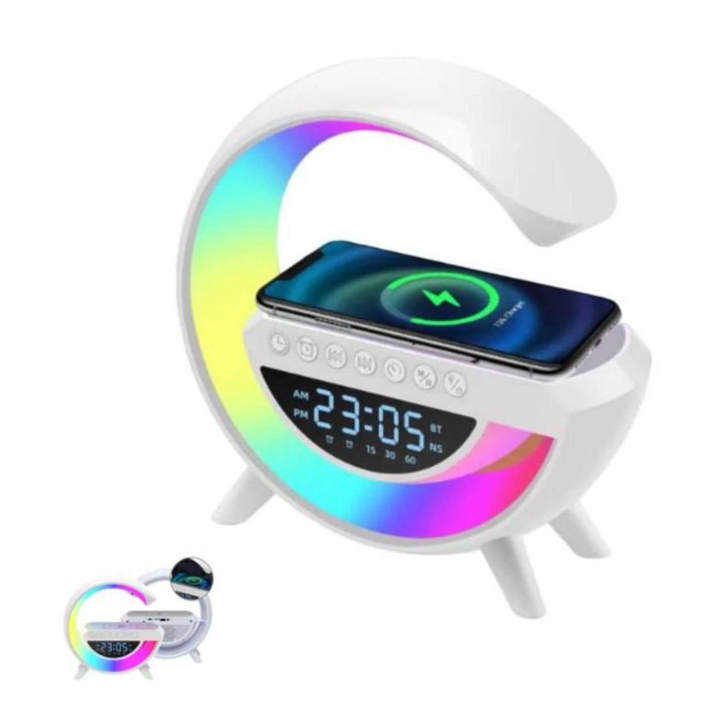 Parlante G 6 En 1 Bluetooth LED Despertador