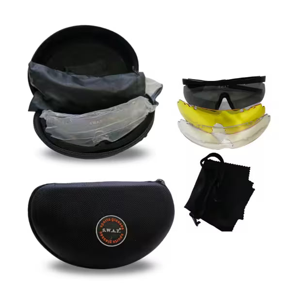 Gafas con 3 Lunas intercambiables SWAT