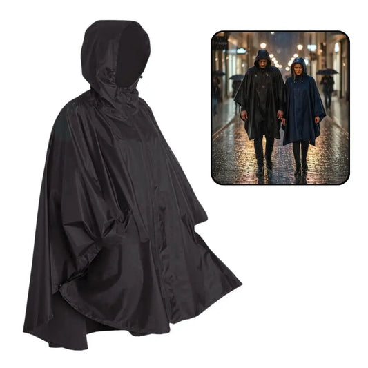 Poncho para Lluvia Impermeable Con Capucha