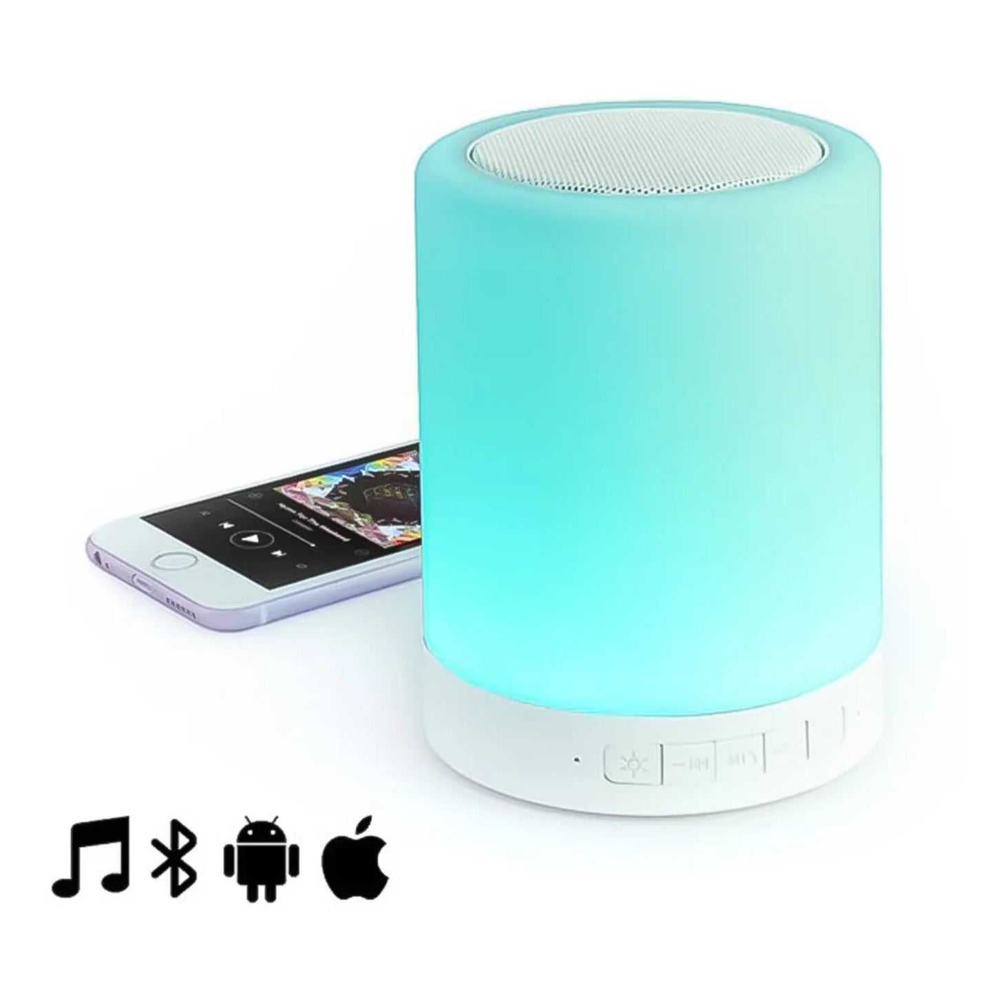Parlante Lámpara LED Touch Bluetooth