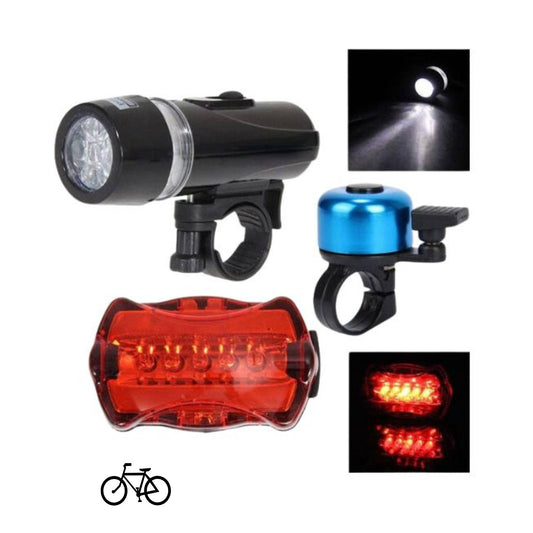 Juego de Luces para Bicicleta a Pilas