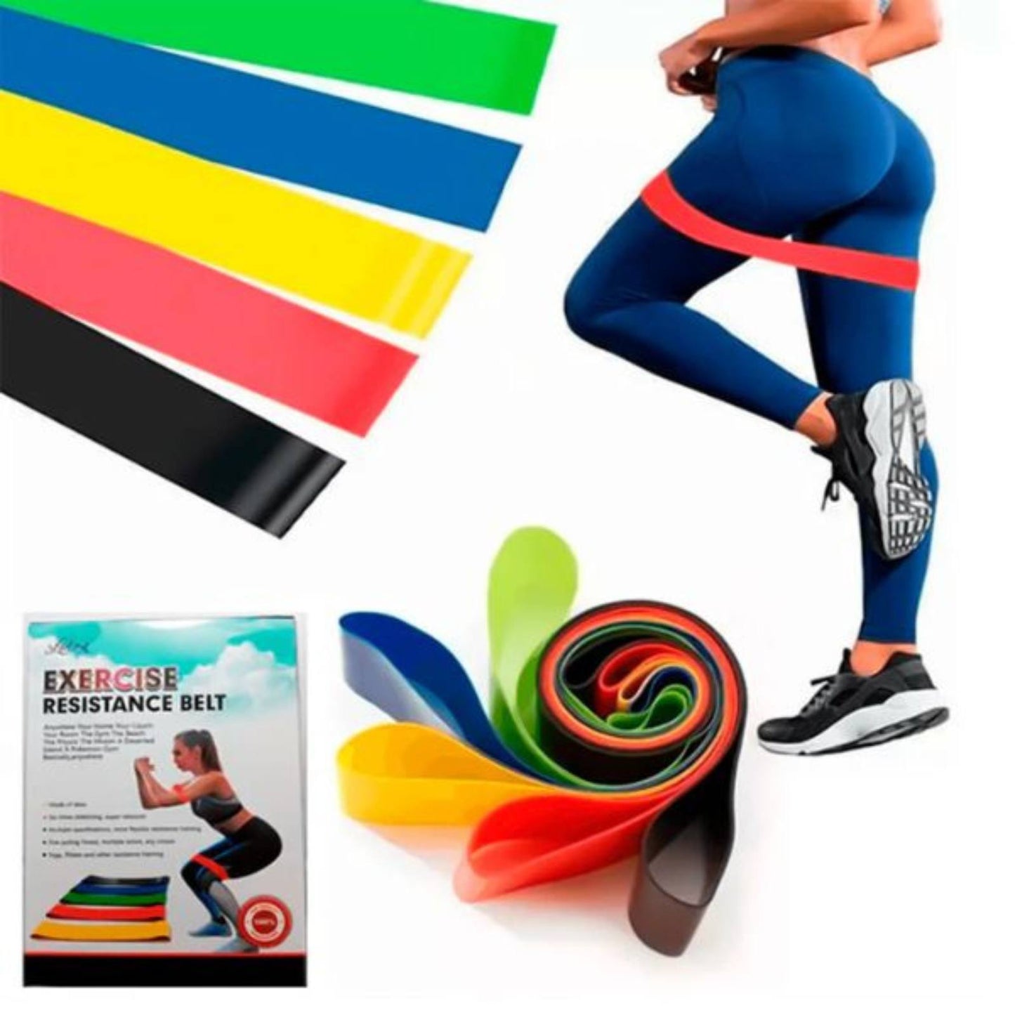 Bandas De Resistencia Kit 5 Unidades