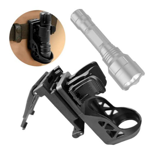 Estuche Táctico Porta Linterna – Clip Rotativo 360°
