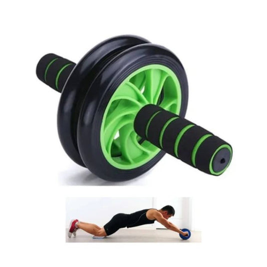 Rueda Abdominal De Doble Rodillo Con Almohadilla
