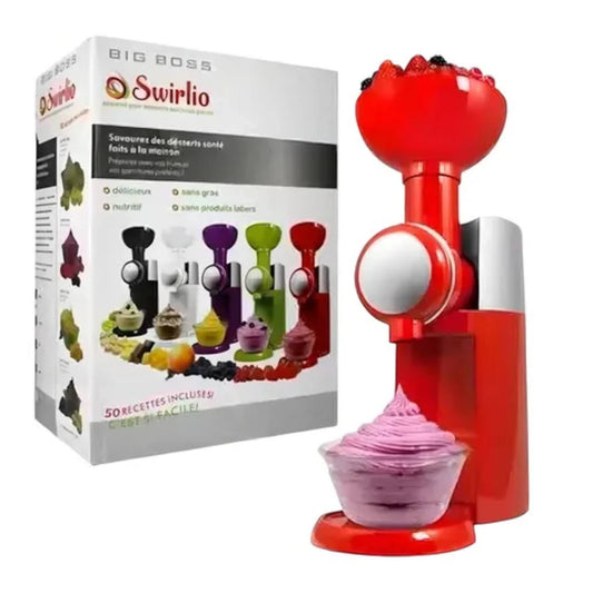Máquina De Helados Big Boss Swirlio Capacidad De 3l